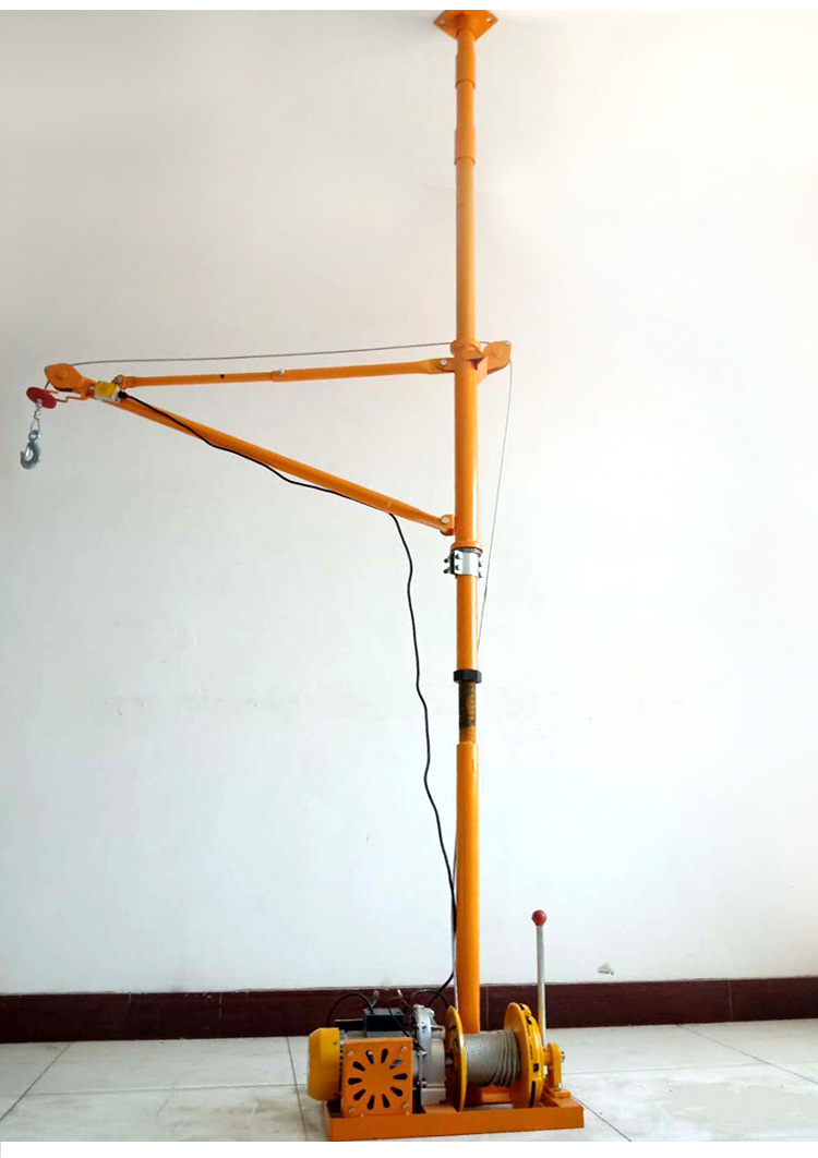 室内吊运机220v家用建筑装修吊沙门窗小型起重机上料升降提升吊机汽车