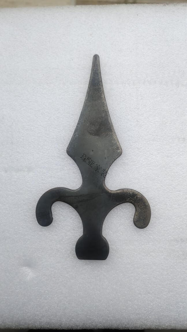 定制铁艺配件大全 冲压枪头 铝艺箭头 围栏大门 枪头工程茅尖 大号