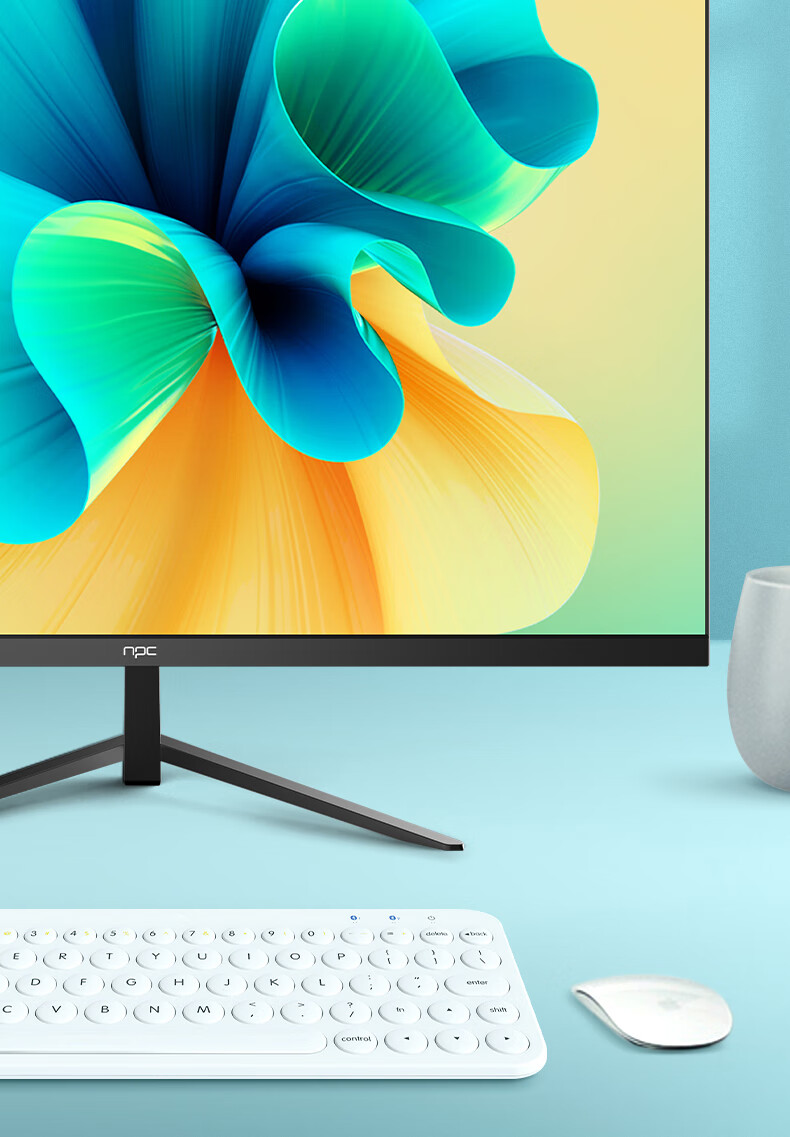 aoc显示器4k同款144hz显示屏家用27英寸2k电竞屏超薄npc微边框全高清