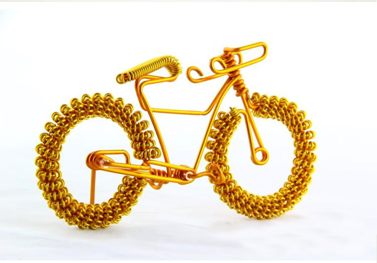 手工diy铝丝工艺品 制作材料彩色自行车盆景造型骨架人偶软铁丝线 2mm