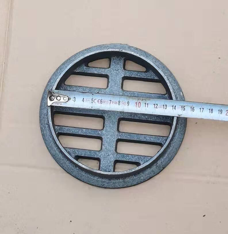 铸铁内插式简易地漏养殖地漏pvc110管承插承重地漏桥梁泄水管篦子160