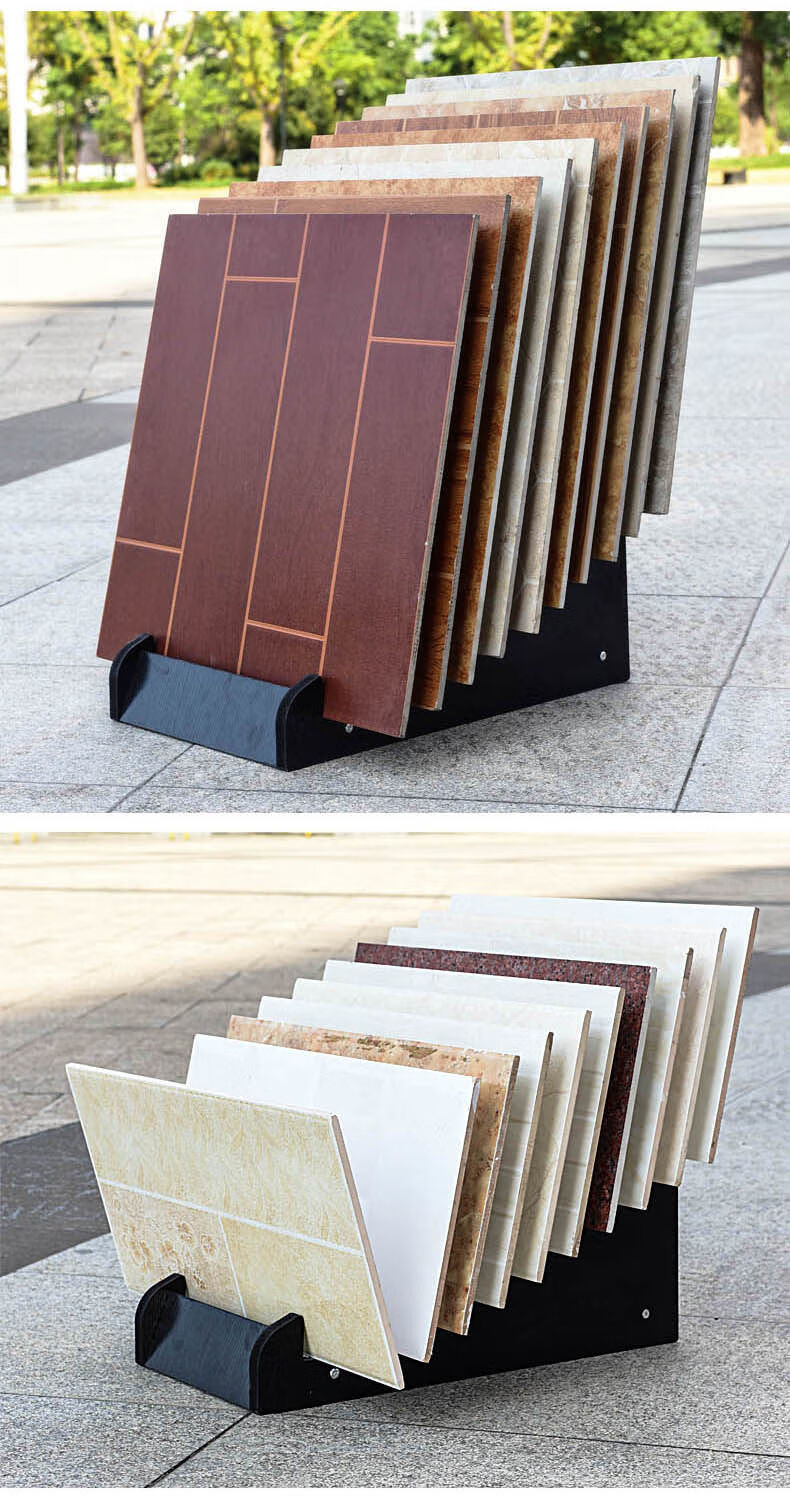 瓷砖展示架瓷砖样板架子300地板展示架陶瓷展架石材展示架l号10格