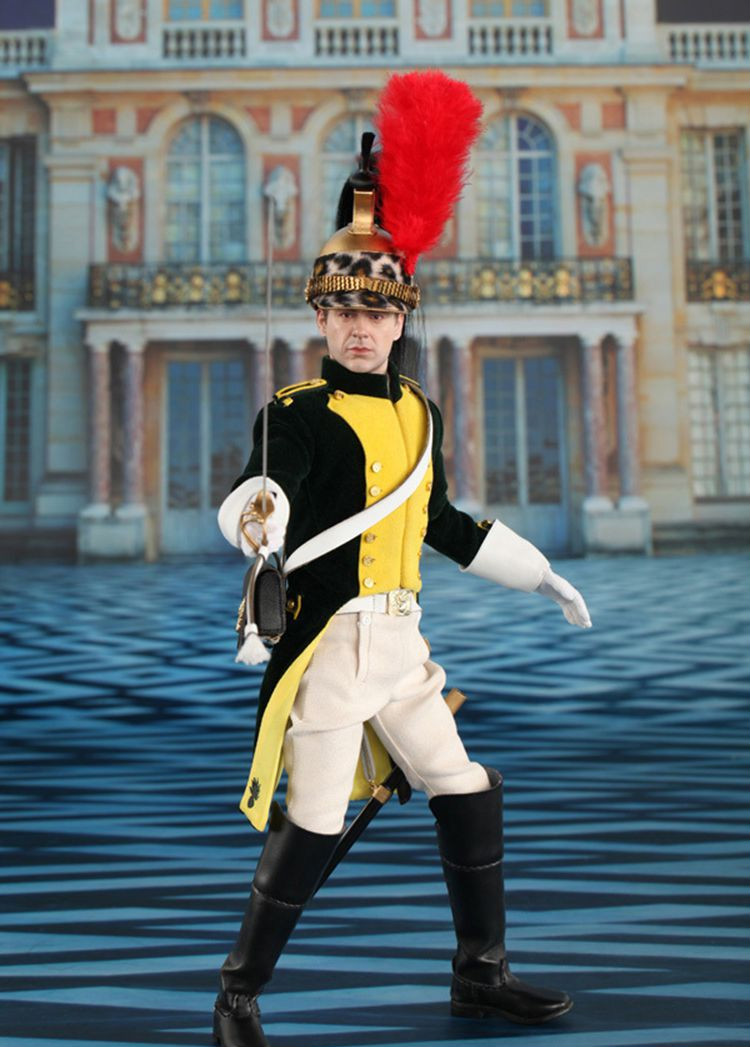 16兵人模型经典法兰西拿破仑系列法军龙骑兵老货