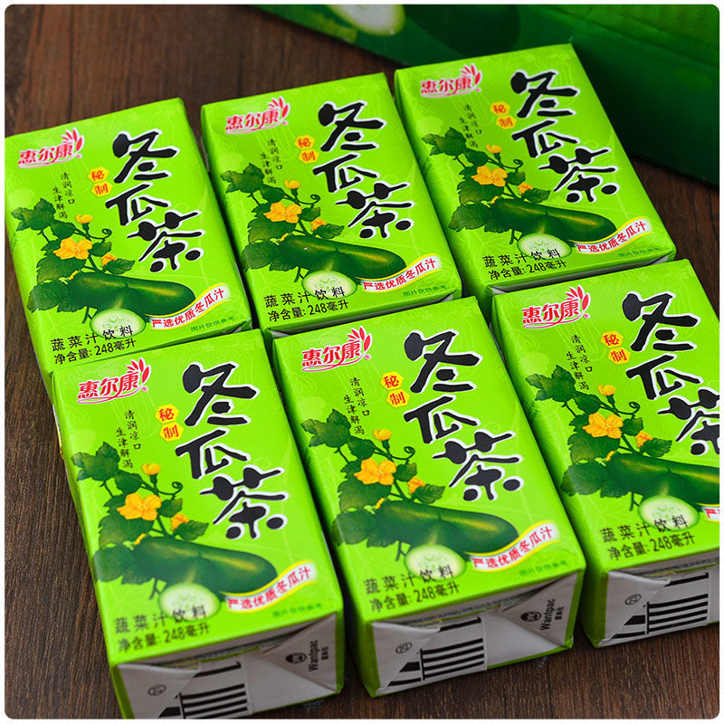 惠尔康冬瓜茶饭后饮料夏季清凉纸盒装饮品整箱24盒*248ml 菊花茶 整箱