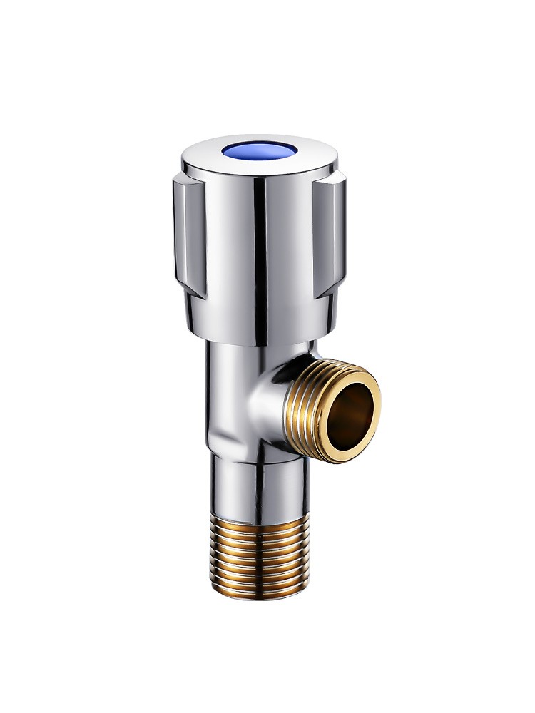 三角阀全铜冷热水304不锈钢4分阀门开关家用三通一进二出止分水阀 全