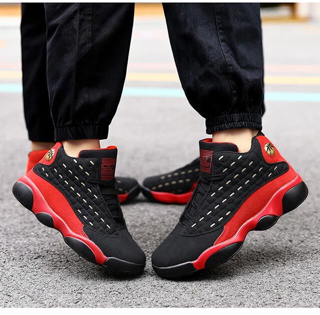 bmoi【捡漏】aj13兵马俑篮球鞋男女高帮休闲学生乔13运动女士球鞋耐磨