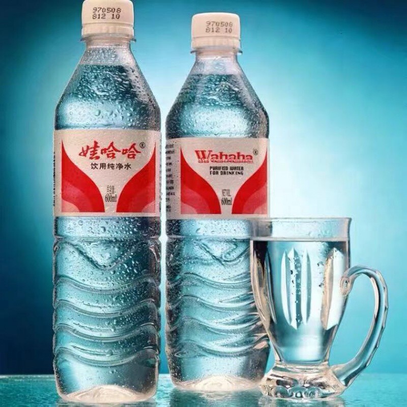 哇哈哈哈哈矿泉水大瓶596m*48瓶l整箱纯净水矿泉水家庭用水 红色