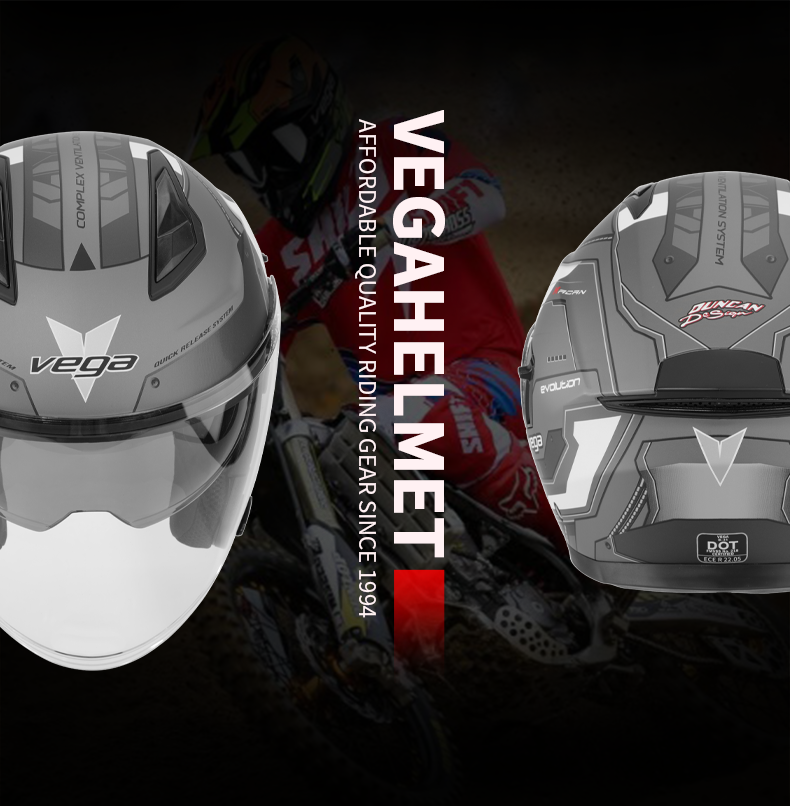 vega摩托车头盔男女双镜片蓝牙半盔覆式复古机车四季通用b31星星花