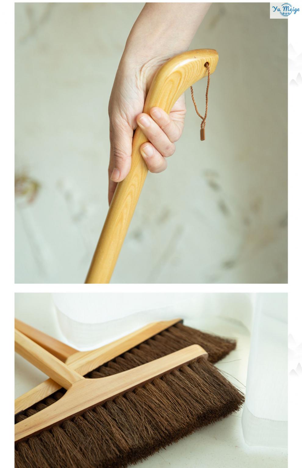 2022新款矬子扫把 椰棕扫把无静电家用除尘清洁木地板扫帚棕榈笤帚
