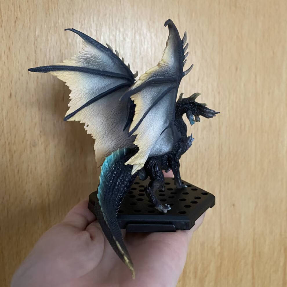 怪物猎人世界冰原 盒蛋 plus vol18手办煌黑龙冥赤龙 狮子袋装 浅绿色