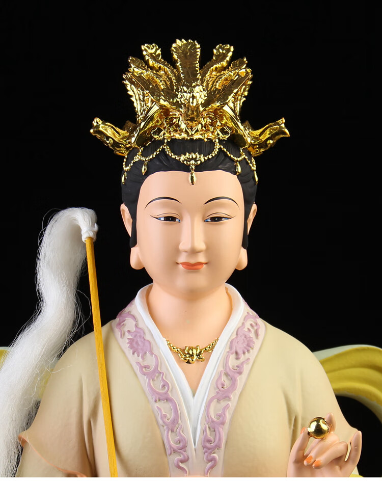 高端定制碧霞元君神像泰山娘娘奶奶圣母老母树脂佛像体居家供奉家用