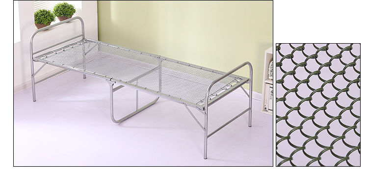 折叠床加固双丝钢丝床弹簧床软床单人午休床陪护床简易铁条床染佑钢丝