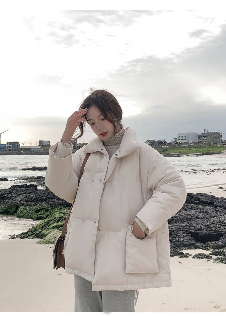 短装棉衣小袄女式新款面包服女外套女ins短款蓬蓬面包服小个子学生