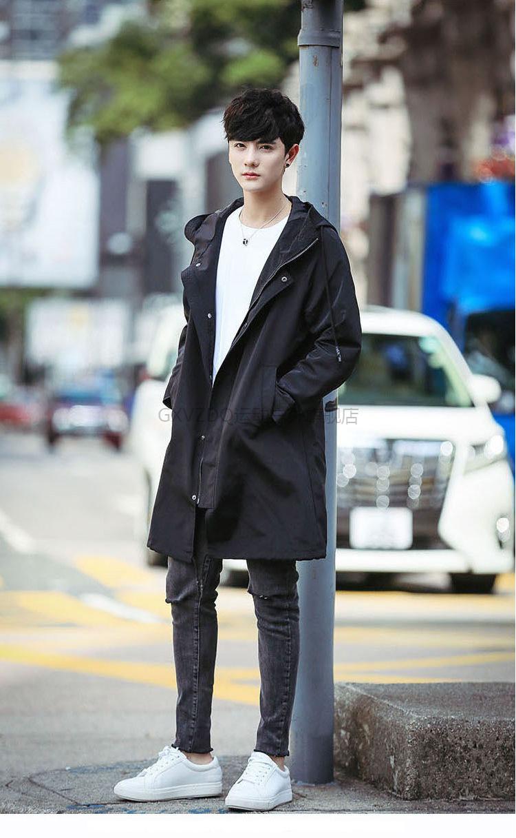 特价捡漏gxvzdq男士大码外套男春秋韩版潮流宽松连帽夹克青年加肥加大