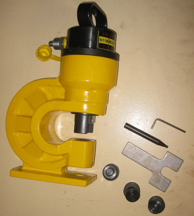 定制定制液压冲孔机ch607080槽钢开孔角铁打孔机角钢打孔器液压开孔器