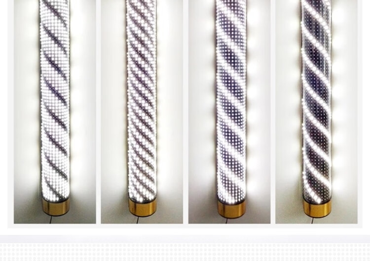 理发店头转灯 美发店转灯超亮挂墙理发店专用门口旋转灯发廊灯箱挂壁