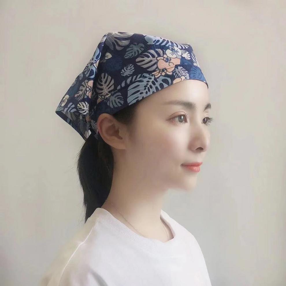 头巾厨房做饭头巾农家乐火锅店炒菜防油烟饭店餐饮服务员售货员三角巾