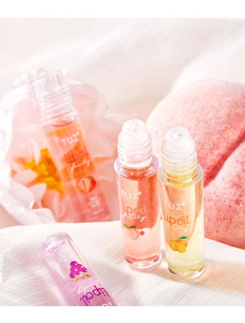 唇油嘟嘟唇透明滚珠瓶去死皮淡化唇纹润唇保湿护唇打底防干裂起皮 01