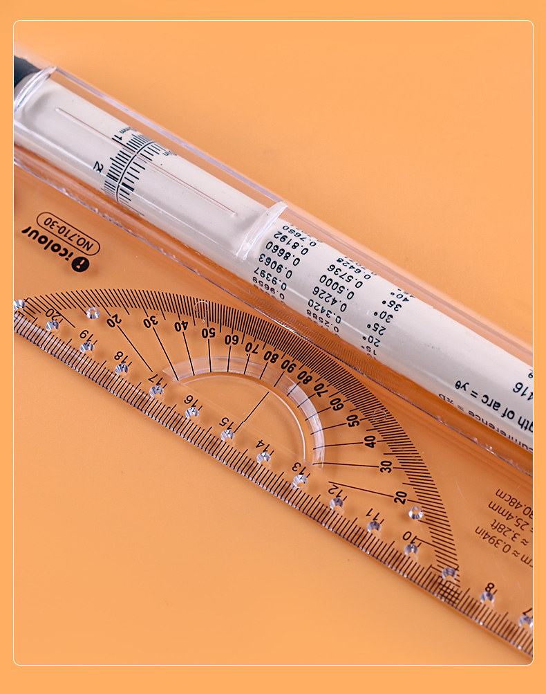 花语奇萌平行尺 爱卡乐30设计角度绘图建筑注册师考试绘图工具多功能