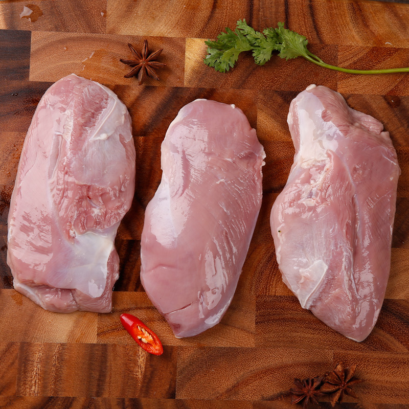 新鲜肉冷冻去皮鸭肉速冻生鲜鸭脯肉鸭货鸭肉健身代餐卤货食材下单即送