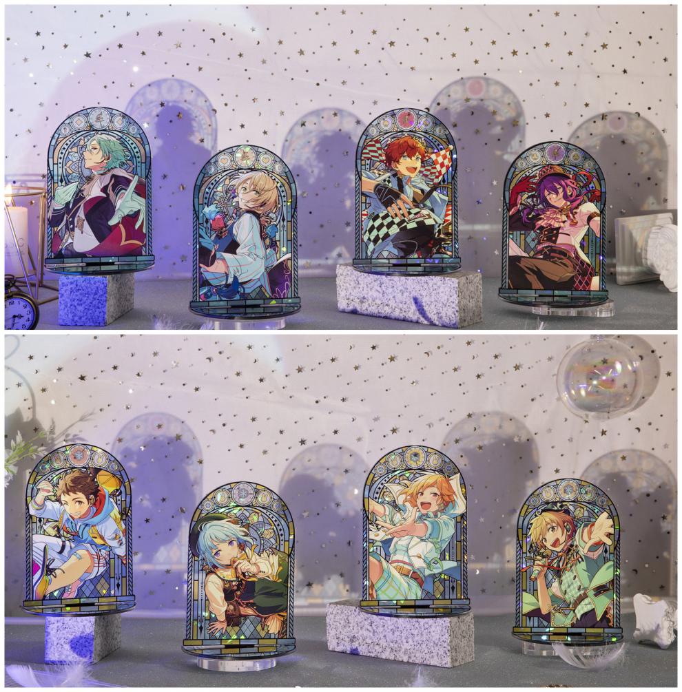 朔间零签名es偶像梦幻祭天城一彩巴日和时光立牌彩窗立牌c盒d盒奇艺萌