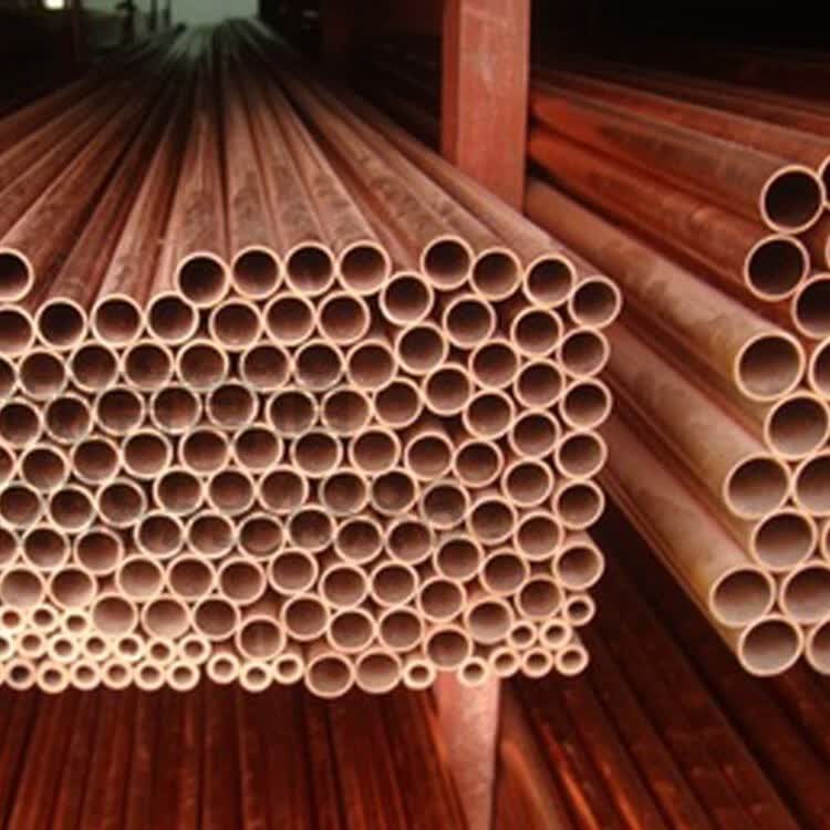tp2脱氧无缝铜管 中央空调紫铜管连接管 气管液管冷媒管φ22~54直管