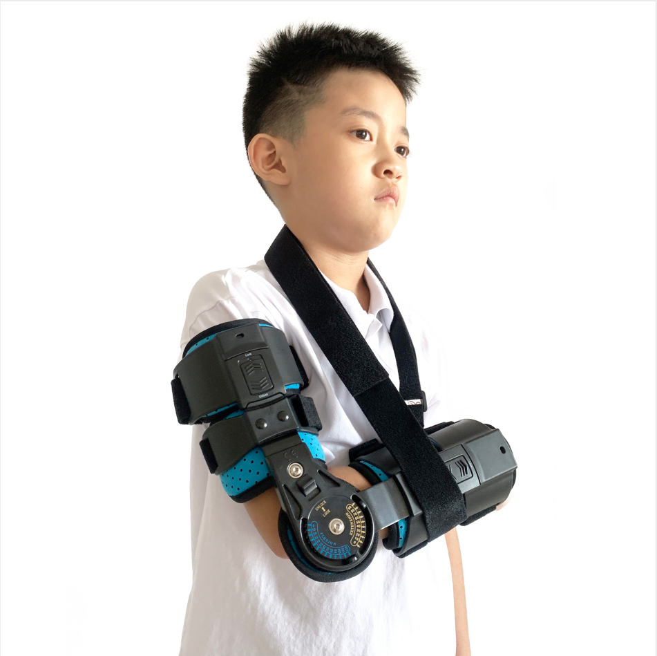 岙筱儿童款可调肘关节固定支具支架上肢康复器矫形器儿童手臂护具均码