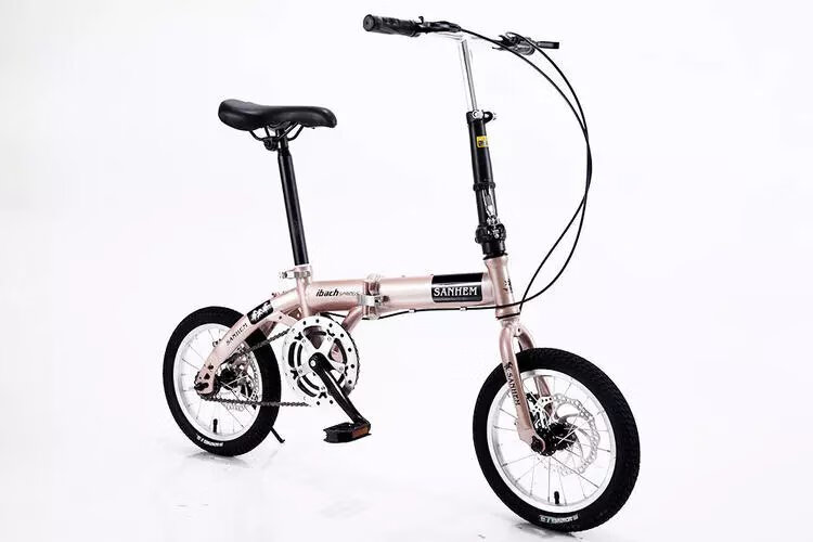 赫宾诺(hebinnuo)三河马折叠自行车16寸14/20寸变速碟刹成人儿童男女