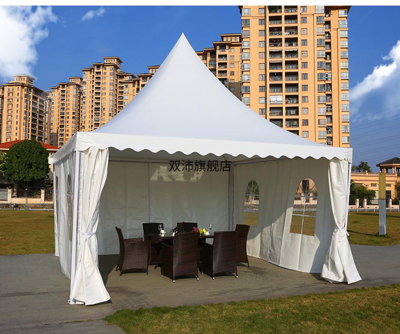 欧式帐篷户外广告帐篷婚礼庆影楼展销大型欧式篷房车展活动遮阳棚尖顶