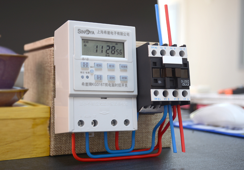 微电脑时控开关单相增氧机水泵定时自动断电时间控制器220v 大功率5kw