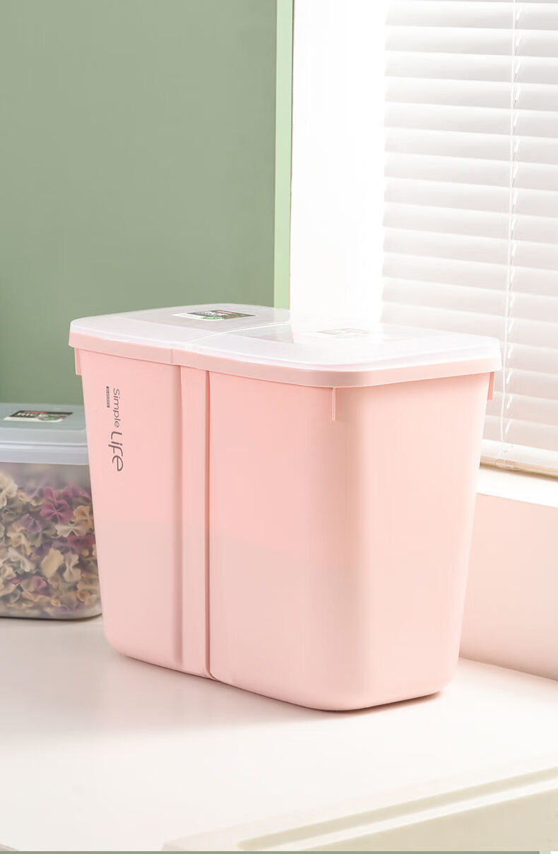 特百惠官方专卖商场同款 加厚米桶家用防虫防潮密封桶面粉储存罐装储