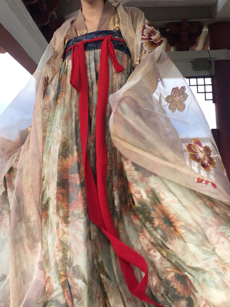 南极人(nanjiren)唐朝服装 古代公主华丽服装唐朝公主汉服暮色大码