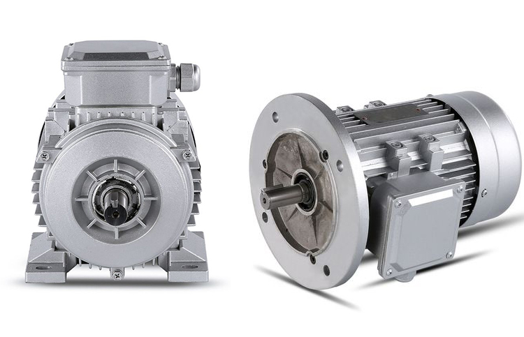 小型铝壳三相异步电动机380v变频调速电机国标铜线马达370w750w 120w