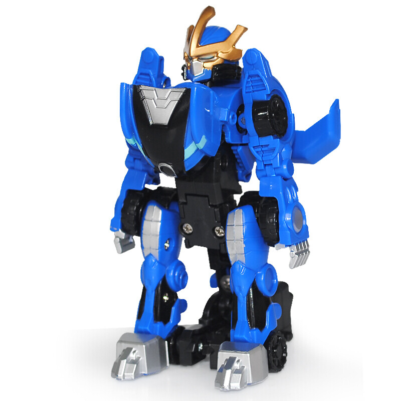 机变英盟神光叱风云 机变英盟弹射变形飞车玩具磁力2车合体机器人套装