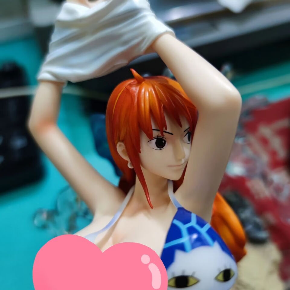 商城动漫 泳装娜美 水着 场景模型玩具生日礼物 pop钢管舞娜美【图片