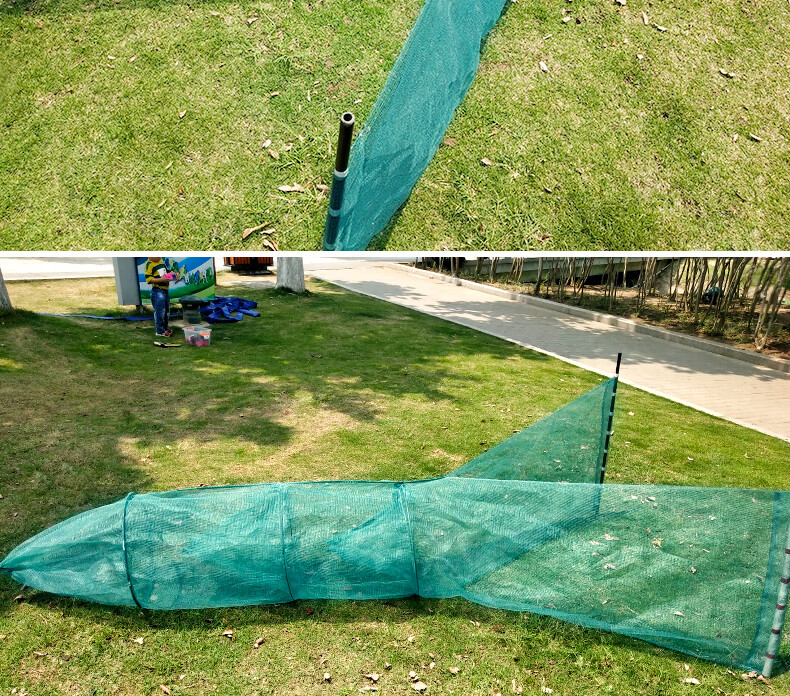 拦网拉网拖鱼网丝网渔网拉鱼网鱼塘隔断围网河道拦鱼网生态拦网 宽6米