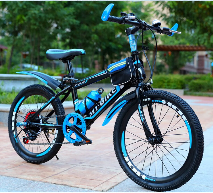 没有辅助轮的儿童自行车男孩6-17岁学生单车18-20-22-24寸男女小孩变