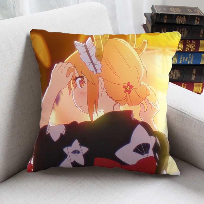 小林家的龙女仆同款康娜酱周边抱枕头来图定制可爱玩偶二次元礼物 11