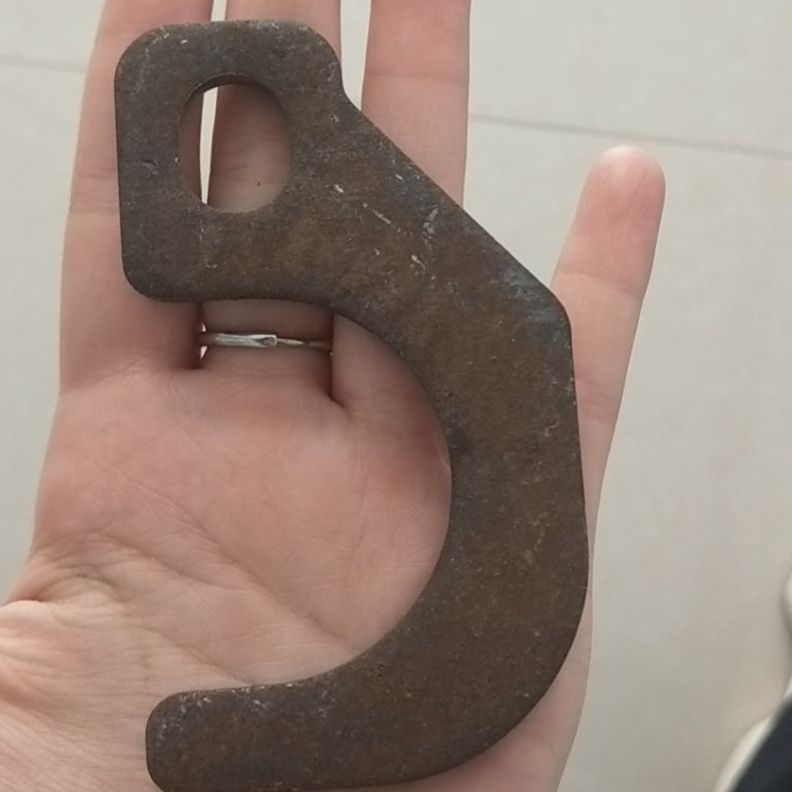 建筑工地木工新型卡管器钢管卡子螺杆拉紧器钢管固定钢板钩子 10个