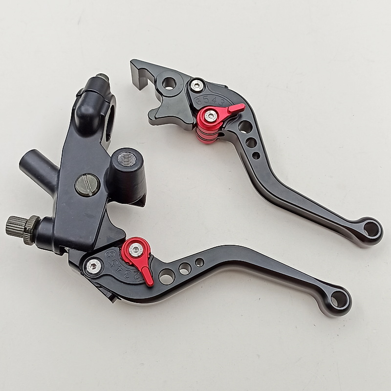 适配小忍者春风狒狒力帆摩托车配件kpr150小猴子改装刹车牛角手柄拉杆