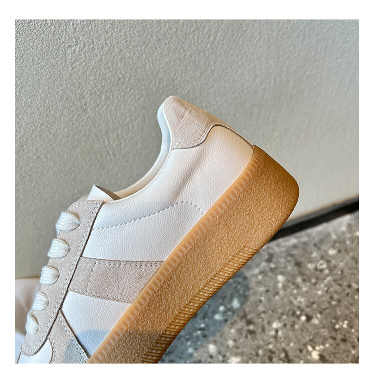 rockfish德训鞋 现货[大叔家]奶油芝士~德训鞋女新款休闲运动鞋小白鞋