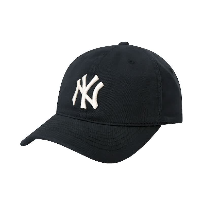 mlb帽子2021年新款la大标棒球帽男女休闲遮阳官方旗舰官网黑色均码