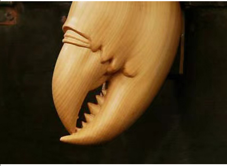 蟹钳把玩小叶黄杨木雕刻手把件螃蟹钳子手中有钱男女随身把玩汽车挂件