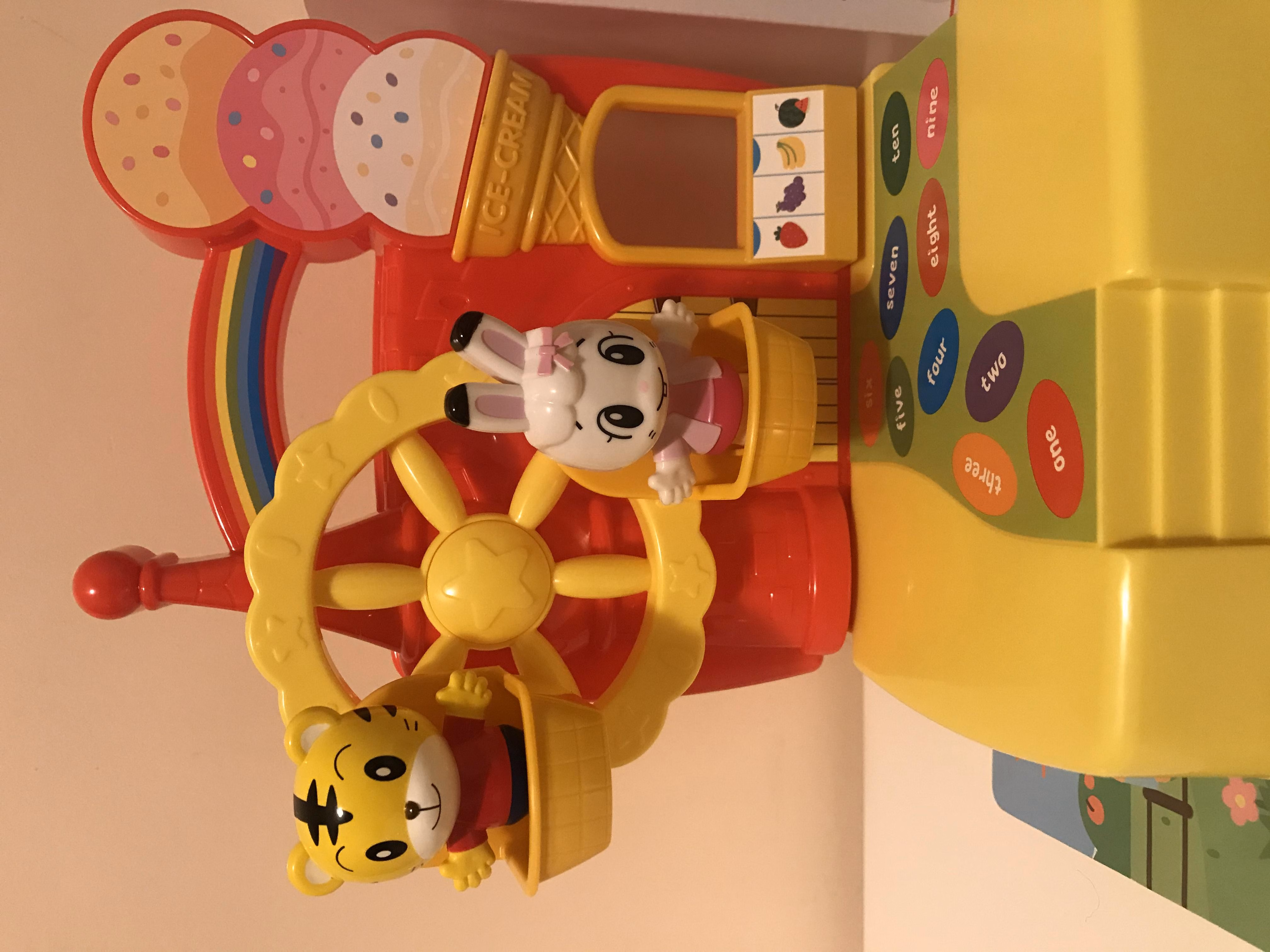 旗舰巧虎积木diy英语城堡早教玩具英语学习diy拼搭包装微瑕运输原装