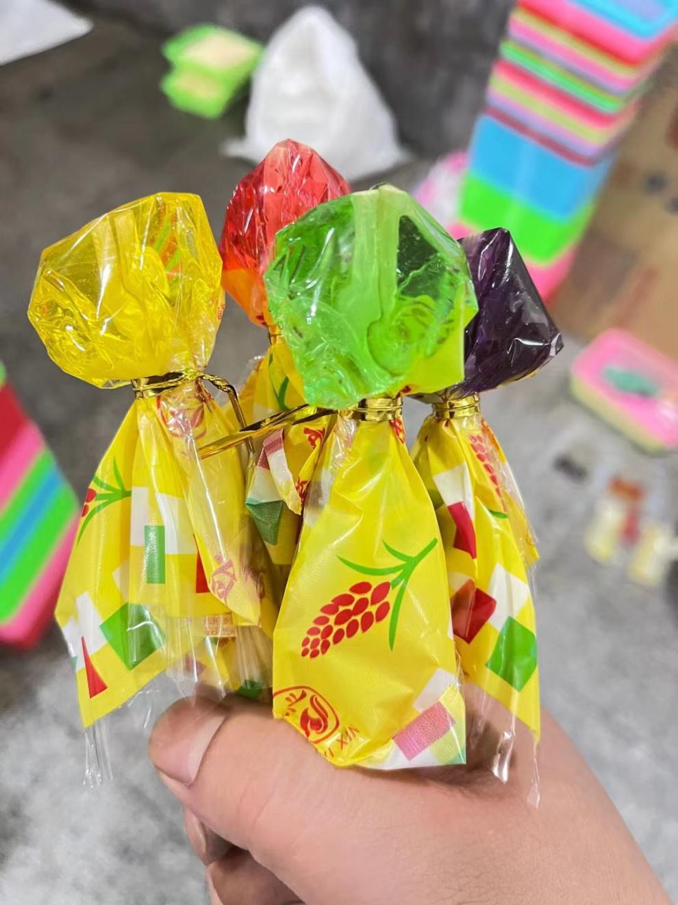 网红8090后筷子麦芽糖粘牙多彩糖童年时光甜蜜的回忆 筷子拉丝30支带