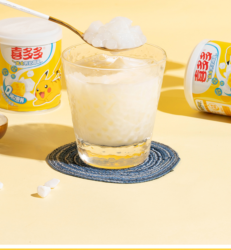 喜多多椰果王系列什锦椰果水果罐头钙奶椰果汁罐装清补凉福建特产 200