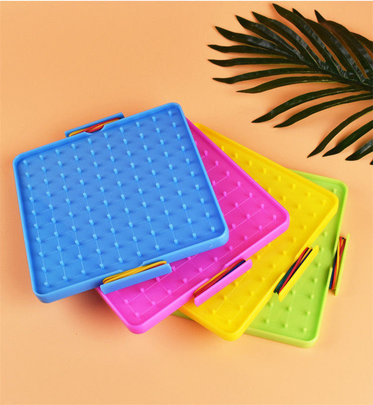 樱安娜 然修(ranxiu)小学生大号钉子板学具老师二三年级儿童认识几何