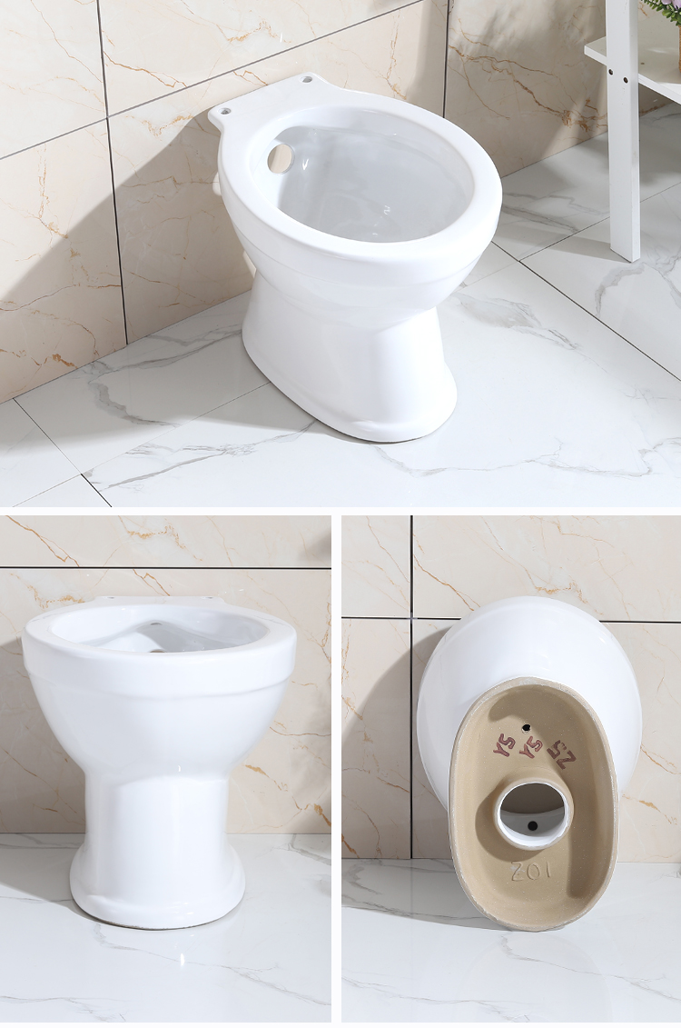 科勒京 农村旱厕坐便器旱马桶 老年旱便马桶 陶瓷免冲直通式蹲便改造
