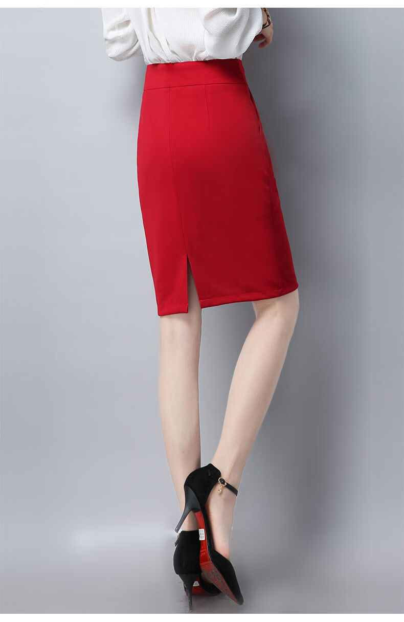 2021秋季新款工作半身裙女四季款中长款职业半身裙弹力包裙女工作裙ol