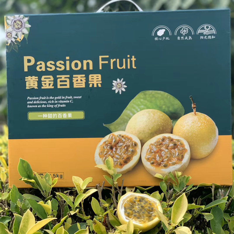 海南三亚黄金百香果 5斤礼盒装芭乐蜂蜜味新鲜孕妇水果 【蜂蜜味百香